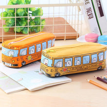 Load image into Gallery viewer, Creative school bus pencil case large capacity