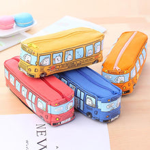 Load image into Gallery viewer, Creative school bus pencil case large capacity