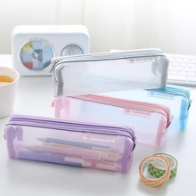 Load image into Gallery viewer, Love solid color transparent pencil case student